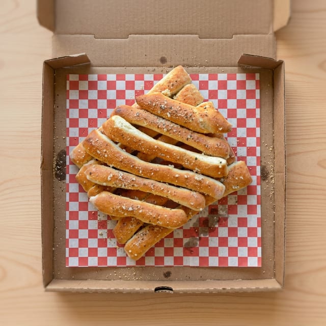 12 Bread sticks.
